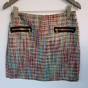 Ann Taylor Loft Petite Tweed Skirt